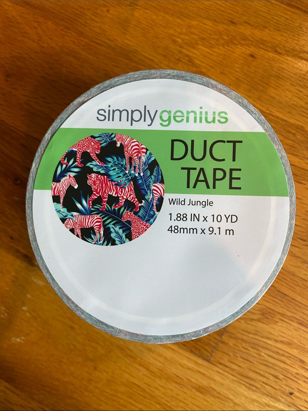 SimplyGenius Wild Jungle Duct Tape - Pink Zebra Print